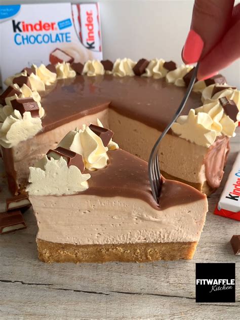 Kinder cheesecake s bohatou krémovou vrstvou