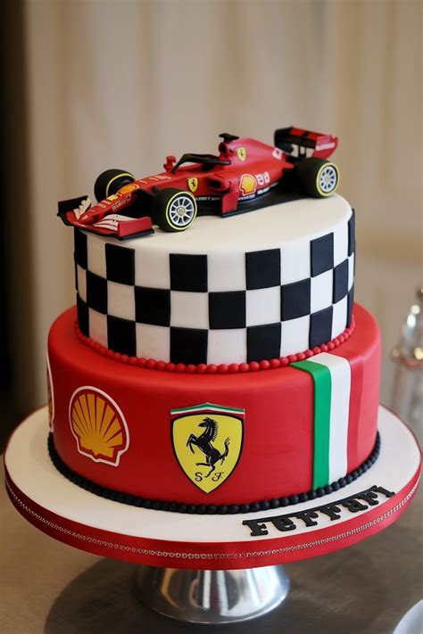 Car race torta s plastovými autíčkami