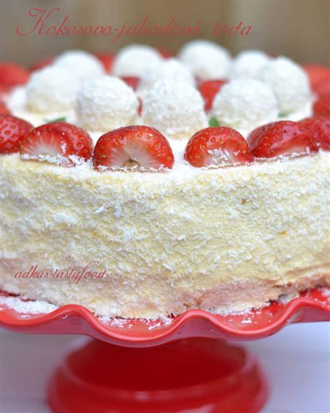 Kokosovo-jahodová torta