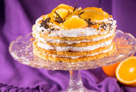 Dekorovaná pomarančová torta