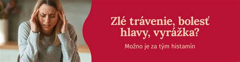 Prehľad príznakov histamínovej intolerancie