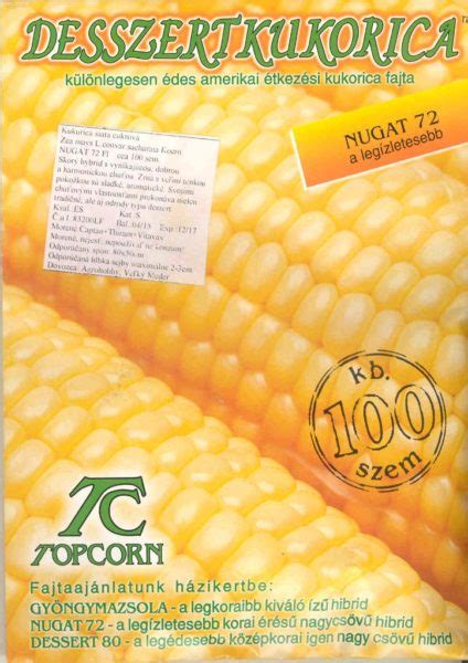 Obaly semien s informáciami pre záhradkárov