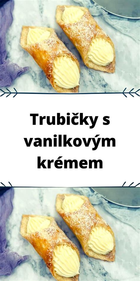 Dezertné trubičky s vanilkovým mascarpone krémom