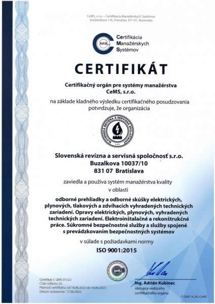 Certifikát Slovak kvality pre múky