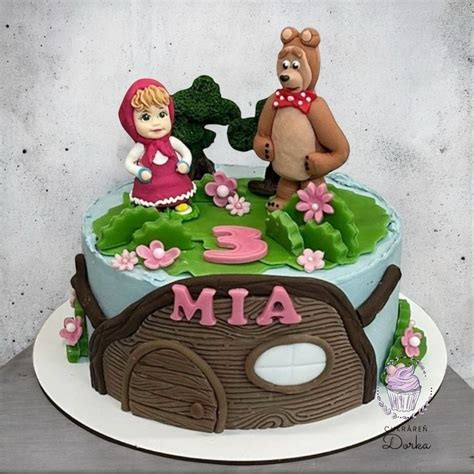 Torta Medveď z burizónovej hmoty