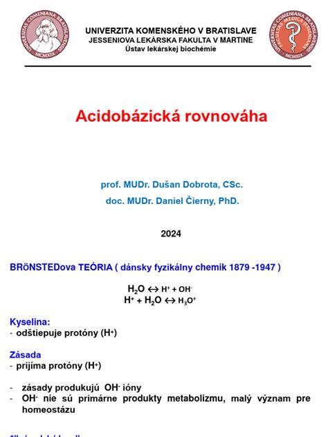 Acidobázická rovnováha v tele