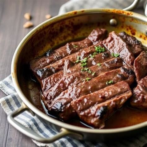 Príprava steaku na panvici