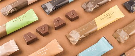 Prehľad sortimentu Lyra Chocolate
