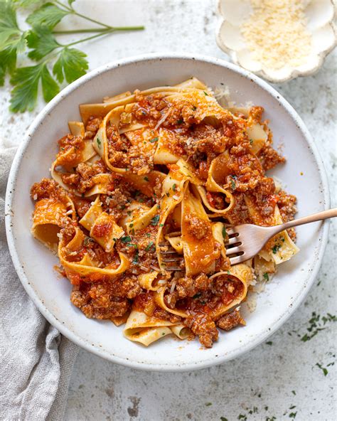 fettuccine bolognese