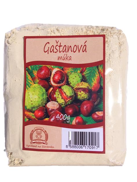 Gaštany a gaštanová múka