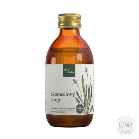 Skorocelový sirup a listy skorocelu