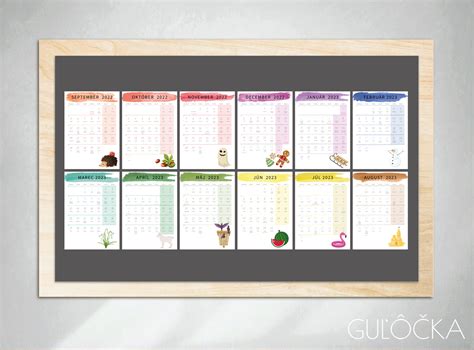 Kalendár dôležitých dátumov pre Školský program