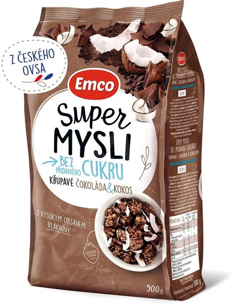 Produkty Emco Super radu bez pridaného cukru