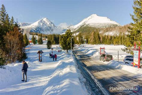 Štrbské pleso v zime