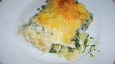 Zapečené špenátové lasagne bez bešamelu