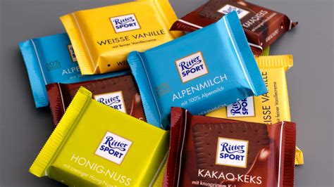 Rôzne druhy čokolád Ritter Sport