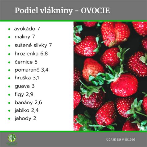 Prehľad ovocia s vysokým obsahom vlákniny