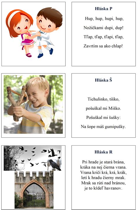 Logopedické riekanky a vývoj reči
