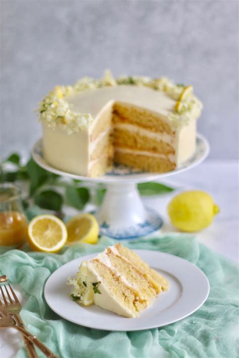Citrónovo-bazová torta