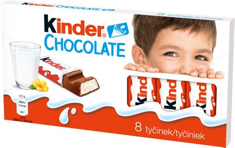 Zloženie a alergény Kinder čokolády