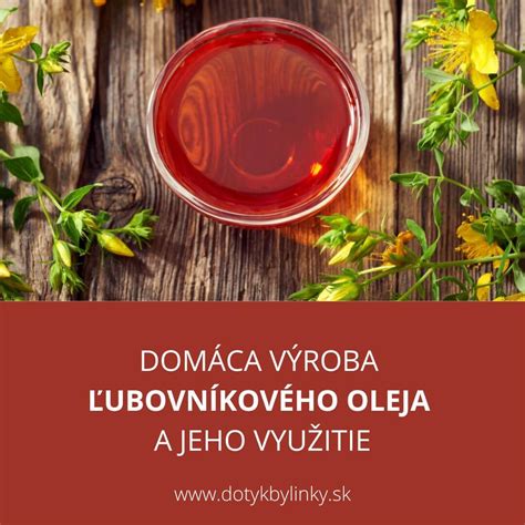 Domáca výroba ľubovníkového oleja