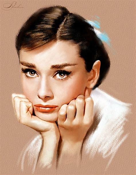 Portrét Audrey Hepburn