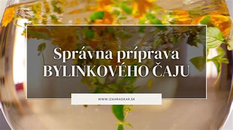 príprava bylinkového čaju ako rituál