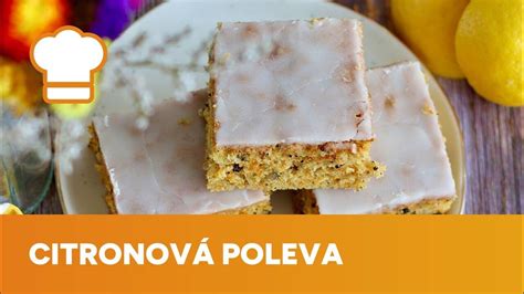 Citrónová poleva na mrkvovom koláči