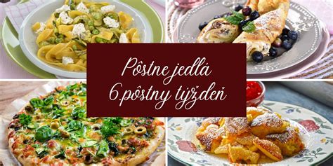 Pôstny jedálniček - príklad