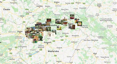 Mapa lokálnych fariem