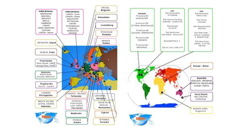 Mapa: Miesta dopadov záhadných objektov vo svete
