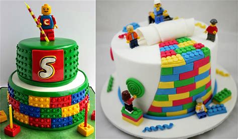 Rôzne nápady na Lego tématické torty