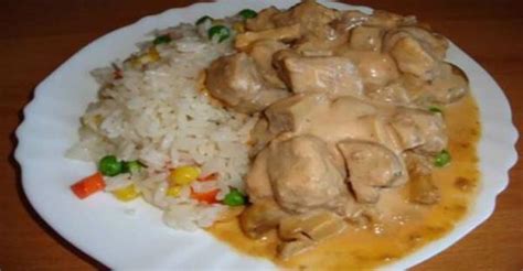 Bravčové mäso na syrovej omáčke