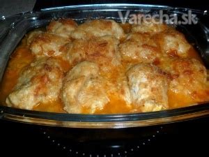 Zapečené mäso so syrom a príloha