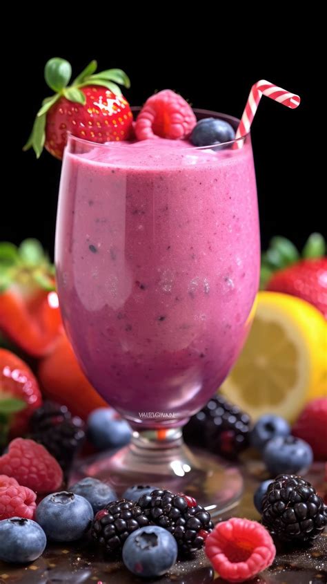 Obrázok smoothie s čerstvým ovocím
