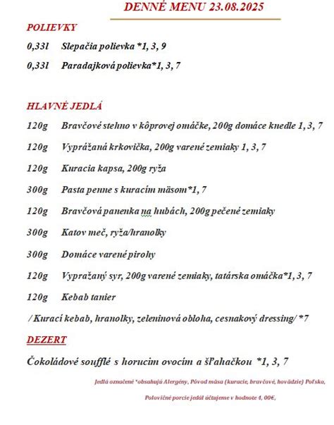 pestré lyžiarske obedové menu na zasneženom svahu