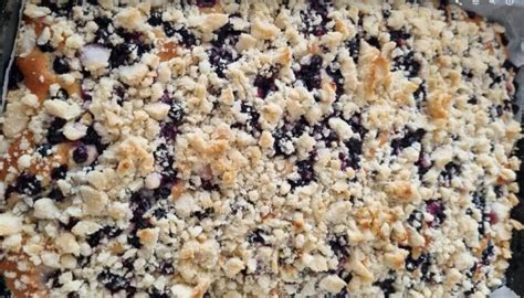 čučoriedkový koláč s mrveničkou