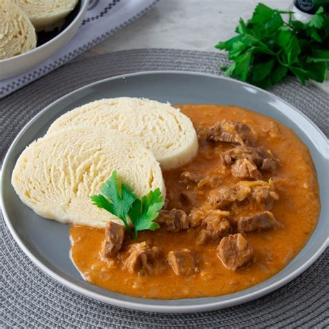 Vizualizácia kalkulačky na výpočet surovín na guláš