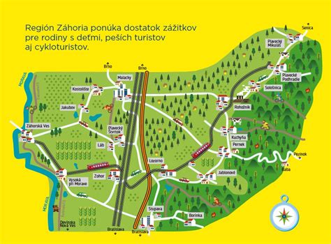 Mapa Plaveckého Podhradia a okolitých fariem