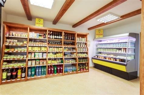 Interiér farmárskych potravín Slovenský GAZDA