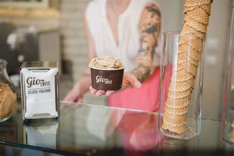 Výber zmrzlín v Gio Caffe Nitra