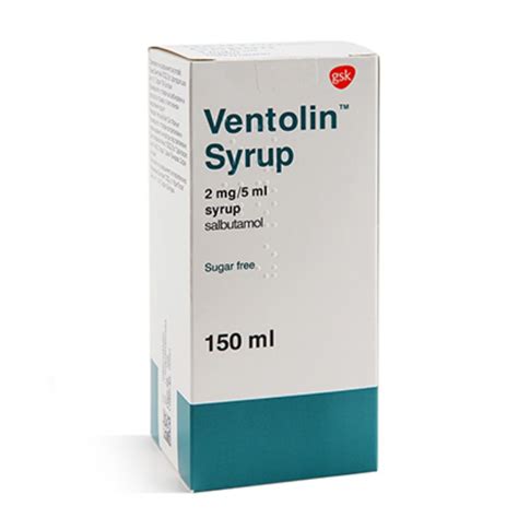 Balenie Ventolin sirupu