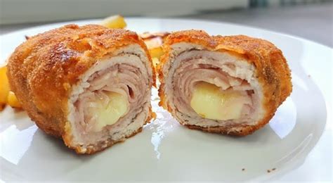 Kuracie rolky plnené šunkou a syrom