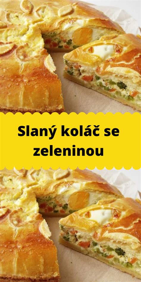 Slaný koláč s jogurtom a zeleninou