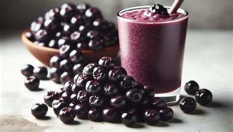 Rôzne formy spracovania Acai berry: prášok, sirup, čerstvé plody