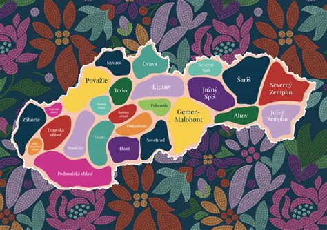 Mapa tradičných slovenských koláčov