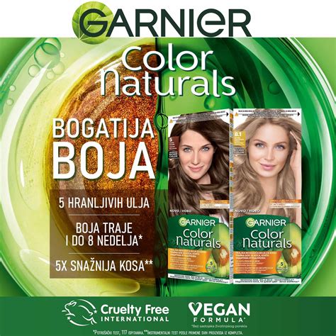 Porovnanie vlasov pred a po použití Garnier Color Naturals