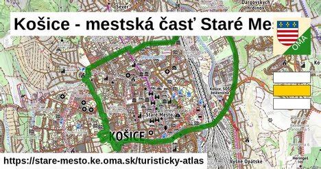 Mapa historického centra Košíc s vyznačenou Mlynskou ulicou a Jakabovým palácom