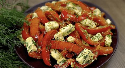 pečená paprika s feta syrom