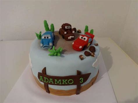 Torta s motívom autíčka
